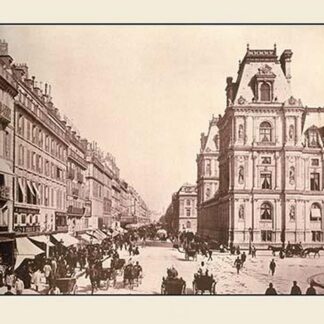 Rue St. Antoine and Hotel de Ville by A. Pepper