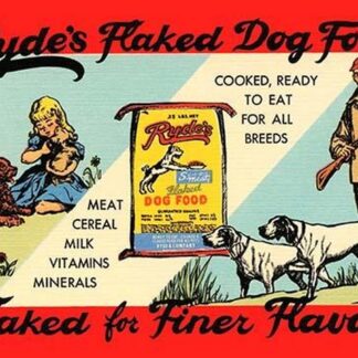 Ryde's Flaked Dry Food by Curt Teich