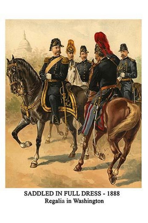 Saddled In Full Dress - 1888 - Regalia In Washington By Henry Alexander Ogden