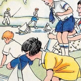 Sailboats at the Park by Julia Letheld Hahn