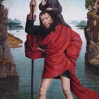 Saint Christopher and the Infant Christ by Dieric Bouts