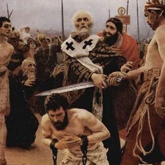 Saint Nicholas of Myra saves three innocents from death. by Ilya Repin #2