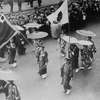 Salvation Army Parade down the Streets of Tokyo