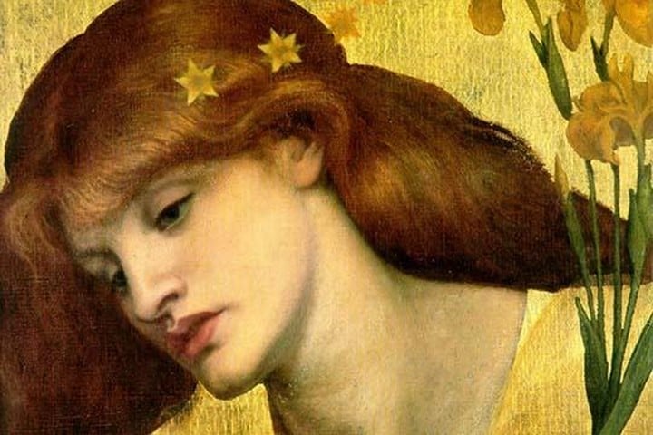 Santa Lilies; Holy Lily by Dante Gabriel Rossetti