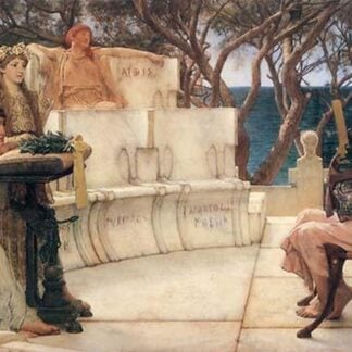 Sappho & Alcaeus by Sir Lawrence Alma-Tadema