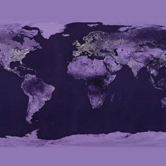 Satellite View of the World showing Electric lights and usage by Goddard Space Center