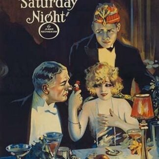 Saturday Night by Morgan Litho.