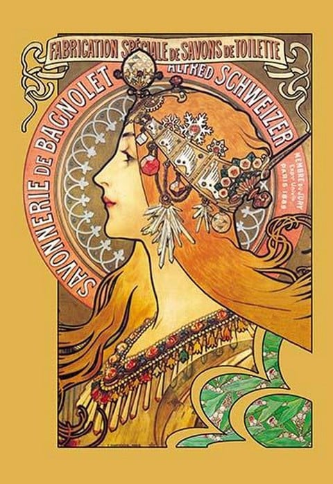 Savonnerie de Bagnolet (Bagnolet Soap) by Alphonse Mucha