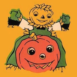 Scarecrow and Jack-O-Lantern
