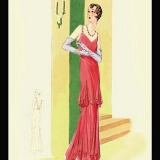 Scarlet Evening Gown by Atelier Bachwitz