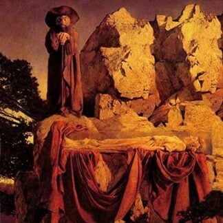 Scene from Snow White by Maxfield Parrish