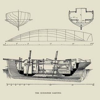 Schooner Gaetina by Charles P. Kunhardt