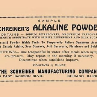Schreiner's Alkaline Powder