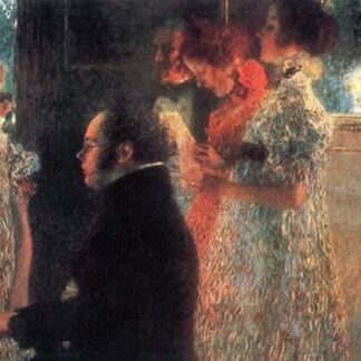 Schubert at the Piano by Gustav Klimt