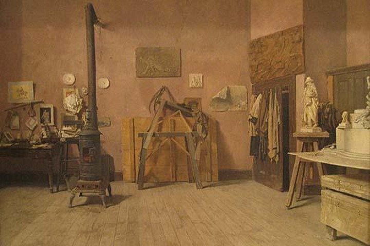 Sculptor's Studio by Louis Moeller