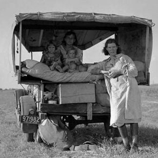 Searching for Work in the Cotton Fields by Dorothea Lange