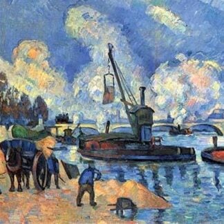 Seine at Bercy by Paul Cezanne