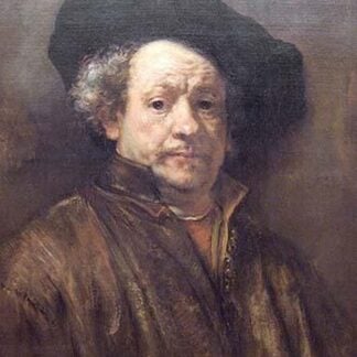 Self Portrait of Rembrandt by Rembrandt Van Rijnt