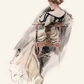 She Sports a Witching Gown by Harrison Fisher