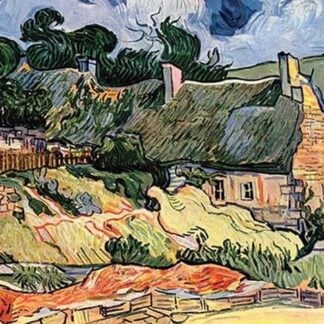 Shelters in Cordeville by Van Gogh by Vincent van Gogh