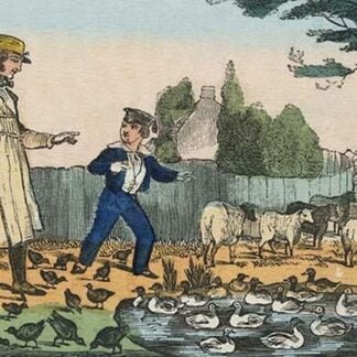 Shepherd teaching Counting to a Young Boy by Charles Butler