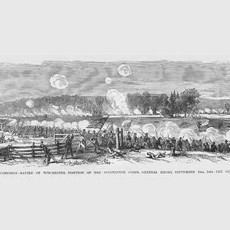 Sheridan at the Battle of Winchester -The Centre by Frank Leslie