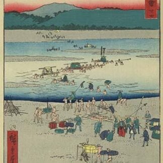 Shimada by Utagawa Hiroshige