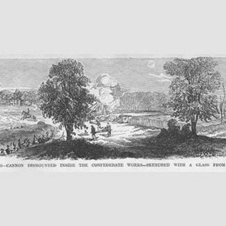 Siege of Vicksburg - Cannon by Frank Leslie