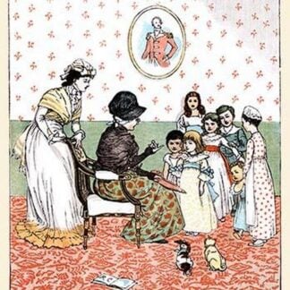 Sing a Song of Sixpence; Poem related to Children by a elderly woman by Randolph Caldecott