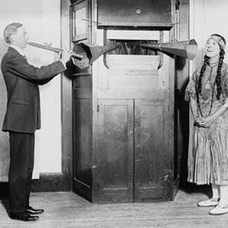 Singer & Flautist Put their sounds through megaphones into a Recording Box