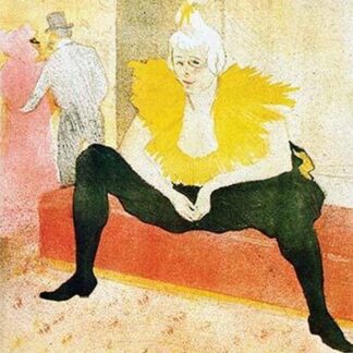 Sitting Clown by Henri de Toulouse-Lautrec