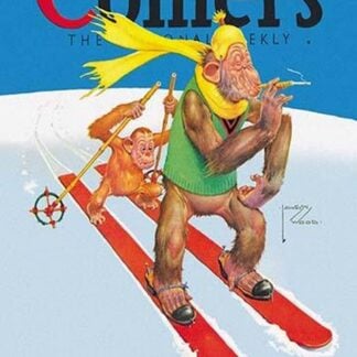Skiing Monkeys by Lawson Wood