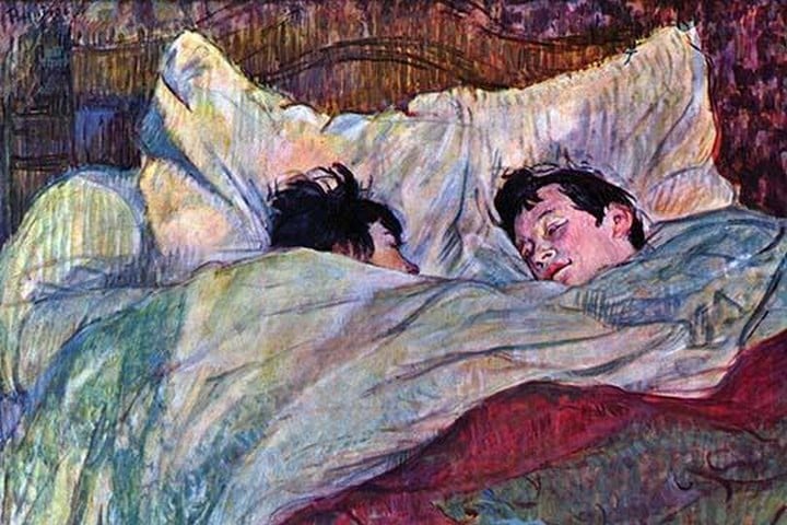 Sleeping by Henri de Toulouse-Lautrec
