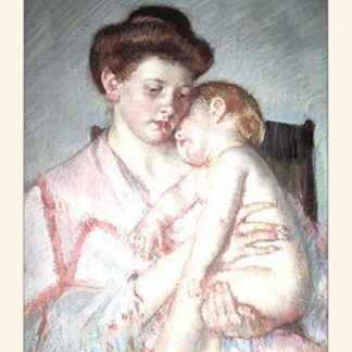 Sleepy Baby by Mary Cassatt