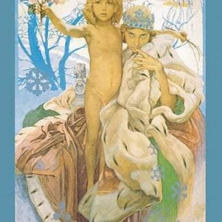 Snow Queen and Child by Alphonse Mucha