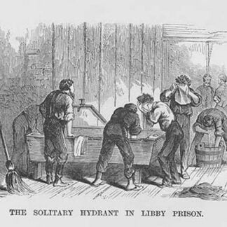 Solitary Water Hydrant For the Prisoners at Libby by Frank Leslie