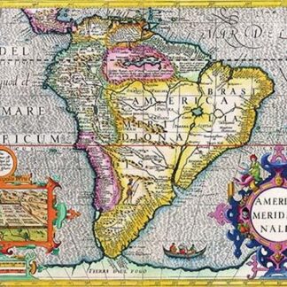 South America by Jodocus Hondius