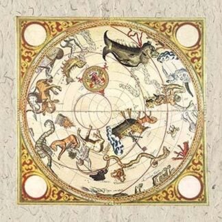 South Celestial Planisphere by Augustin Rythen