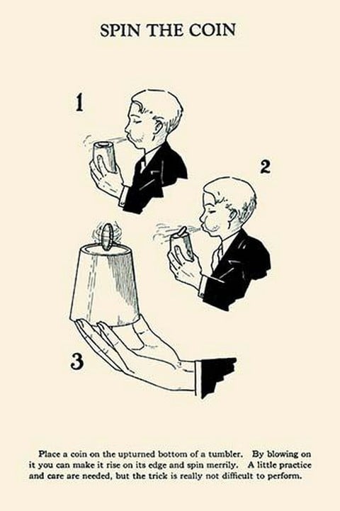 Spin The Coin by Harry Houdini