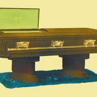 Split Lid Casket in Lime