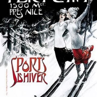 Sports d'Hiver: Skiing Friends by Guy Porte