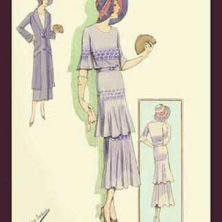 Springtime Dress in Lavender by Atelier Bachwitz