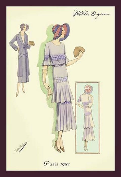 Springtime Dress in Lavender by Atelier Bachwitz
