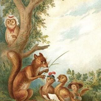 Squirrel Teaches Ducks by Anton Hochstein