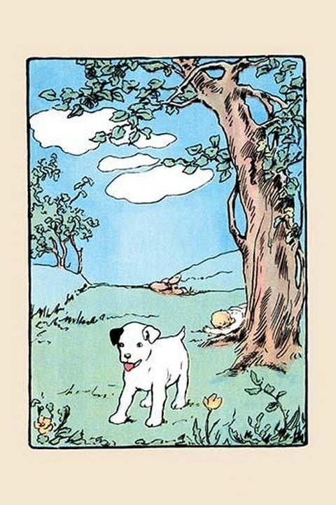 Standing Guard over the Sleeping Baby by Julia Dyar Hardy