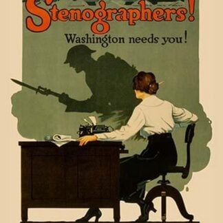 Stenographers! Washington Needs You! by Sill