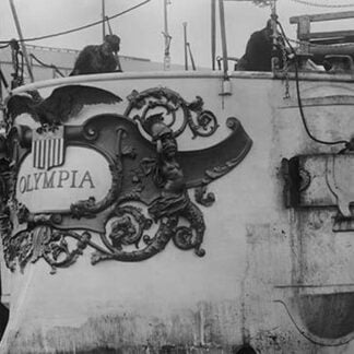 Stern Plate of the Battleship Olympia