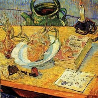 Still Life Drawing Board Pipe Onions and Sealing-Wax by Vincent van Gogh