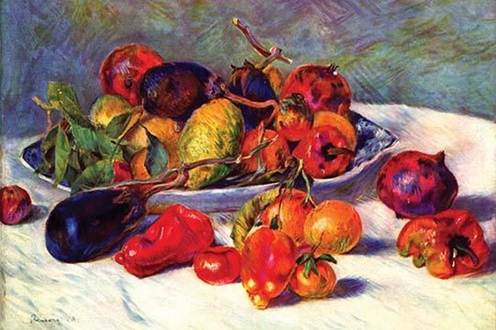 Still Life with Tropical Fruits by Pierre-Auguste Renoir