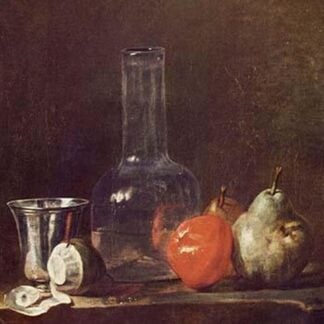 Still Life with a Glass by Jean Chardin